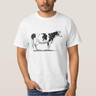 Camiseta Vaca de Holstein