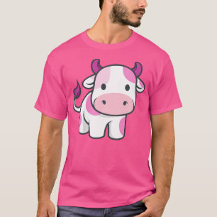 Camiseta Vaca de Leite de Morango
