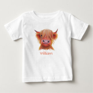 Camiseta Vaca de Leite de Terras Altas da Escócia personali