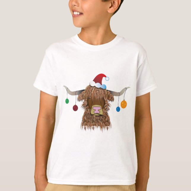 Camiseta Vaca de Natal (Frente)
