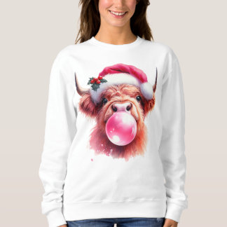 Camiseta Vaca de Natal Boujee