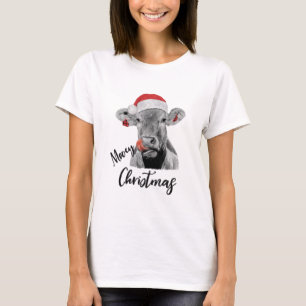 Camiseta Vaca de Natal Mooey