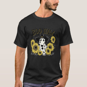 Camiseta Vaca de Rancho Espantalho Girassol Ocidental Hallo