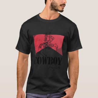Camiseta Vaca De Skeleton Er Howdy País Ocidental