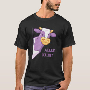 Camiseta Vaca Dizendo Alles Kuhl Cow Farmer