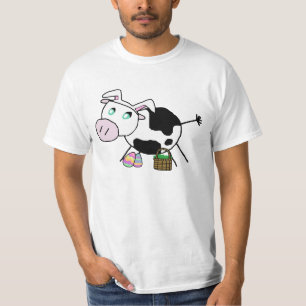 Camiseta Vaca do coelhinho da Páscoa