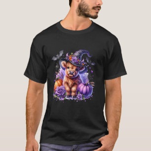 Camiseta Vaca do Halloween, Vaca de bruxa-branca, Ghost Pum
