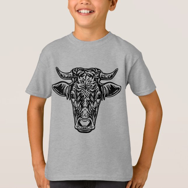 Camiseta Vaca dos Amigos dos Animais de Criação (Frente)