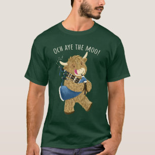Camiseta Vaca E Baganças Em Highland Dizem Que Olho A Moo!