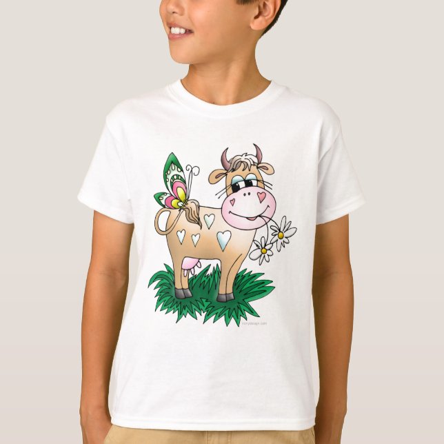 Camiseta Vaca e Borboleta (Frente)