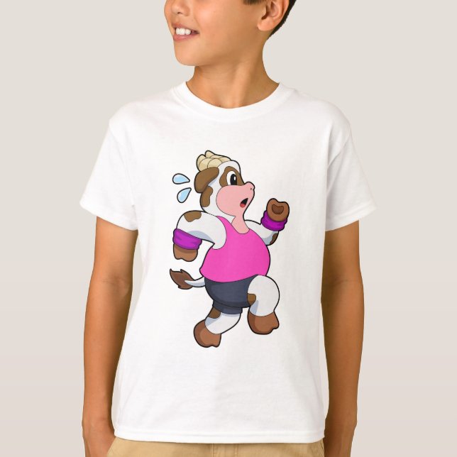 Camiseta Vaca em Execução (Frente)