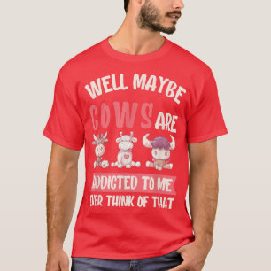 Camiseta vaca engraçada e fofa dizendo para amantes de vaca