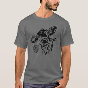 Camiseta Vaca Engraçada Em Highland Não Hoje Vaca Heifer
