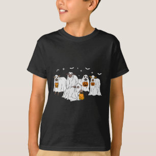 Camiseta Vaca Engraçada, Fantasma De Farmação De Halloween