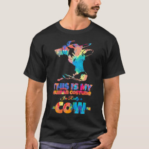 Camiseta Vaca Engraçada, Figurino Humano, Vacas-Fome Anima