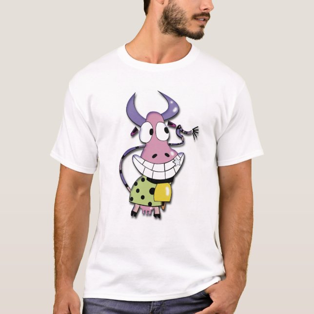Camiseta Vaca engraçada Smily (Frente)