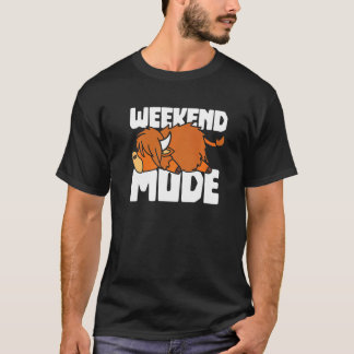 Camiseta Vaca Escócia Vaca das Terras Altas do Gado Escocês