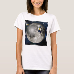 Camiseta Vaca-Espaco Twin Grail Orbitando A Lua.