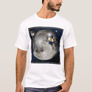 Camiseta Vaca-Espaco Twin Grail Orbitando A Lua.