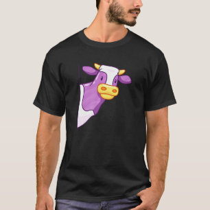 Camiseta Vaca Espiando Vaca Roxa
