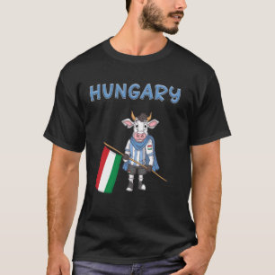 Camiseta Vaca Fã Húngaro Hungria