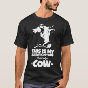 Camiseta Vaca Fantasia Humana Vacas Fofas Animal Fazendeiro