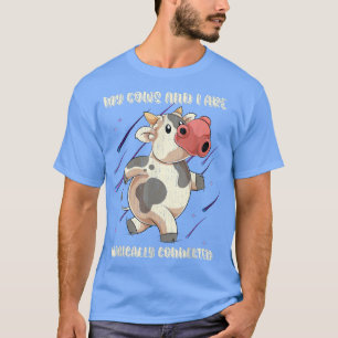 Camiseta Vaca Farmadora Fazenda Engraçada Vaca Farmante