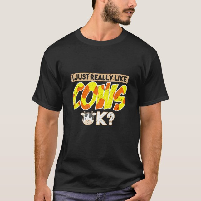 Camiseta Vaca Fazendeiro Animal (Frente)