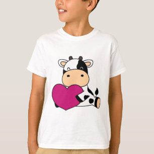 Camiseta Vaca Fofa no Bolso do Dia dos Namorados Vaca