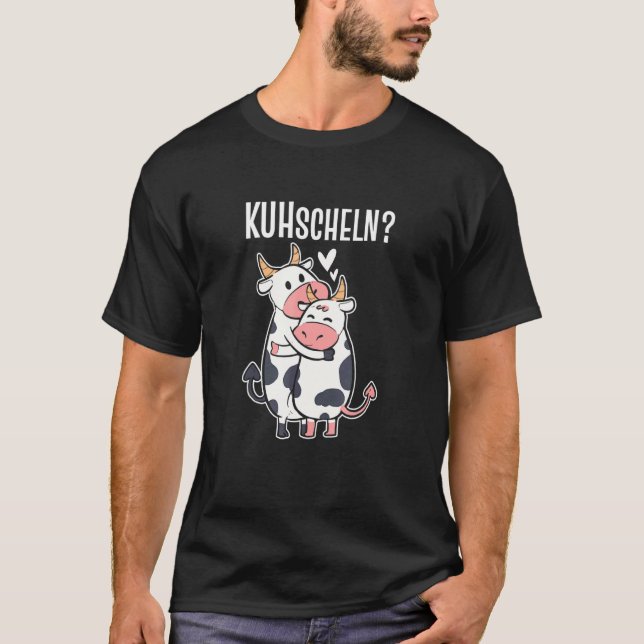 Camiseta Vaca Fofa Para Fãs de Vaca Fofa (Frente)