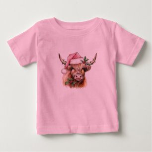 Camiseta vaca galante de natal