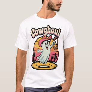 Camiseta Vaca Ghoul Halloween Assustador