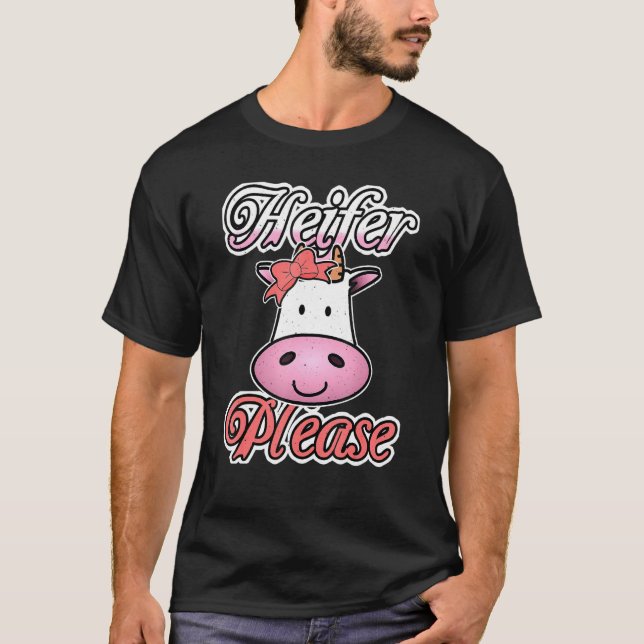 Camiseta Vaca Heifer Por Favor (Frente)