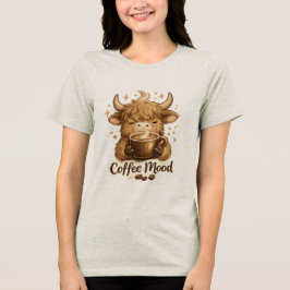 Camiseta Vaca Humor Café