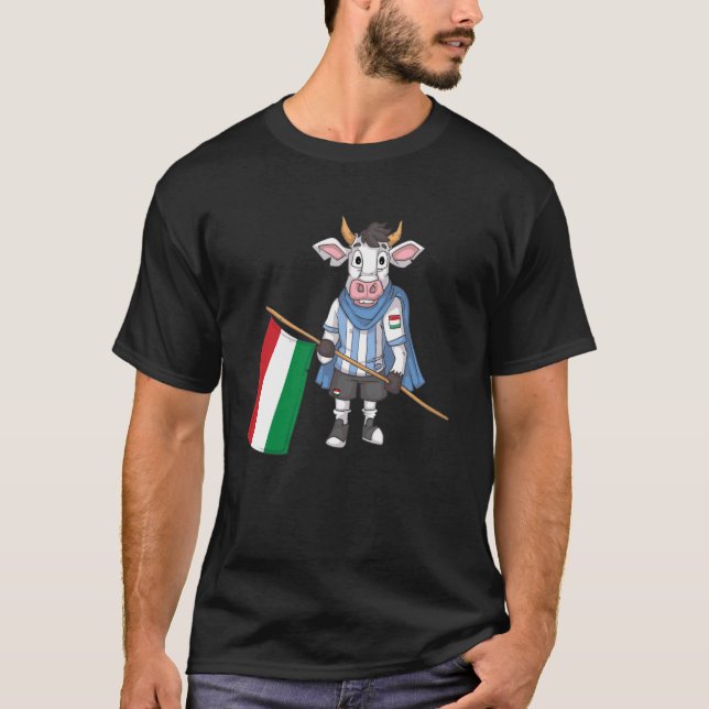 Camiseta Vaca Hungria Fãs Húngaros (Frente)
