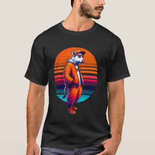 Camiseta Vaca Legal Estilo Urbano Moderno Pôr do Sol Arte R