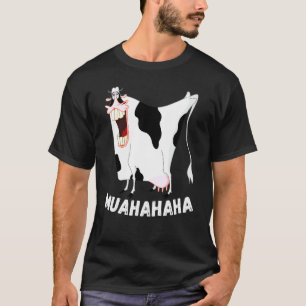 Camiseta Vaca Legal Muhahaha Fazenda Animal Estúpido