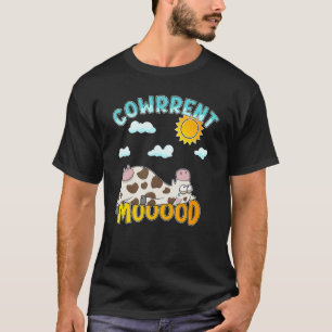 Camiseta Vaca Leiteira Dizendo Mu Agricultura Ordenha
