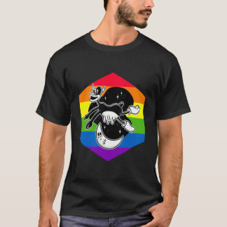 Camiseta Vaca Lgbtq No Espaço