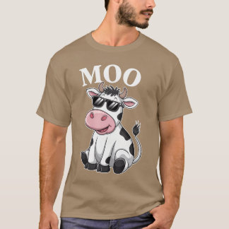 Camiseta Vaca Louca Fazendeiro Engraçado Vaca Para Homens M