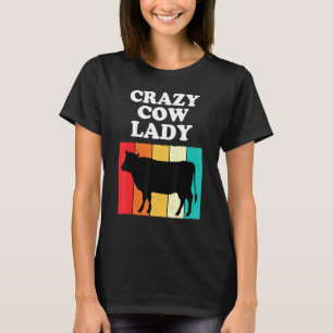 Camiseta Vaca Louca Meninas de Vaca Mulheres Explorando Mãe