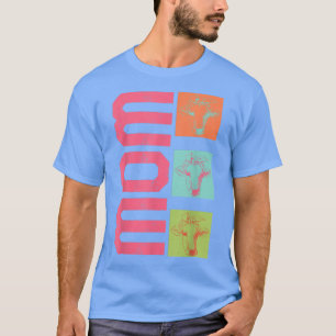 Camiseta Vaca Mãe Dia de as mães Vaca Sobrevoada Esposa Faz