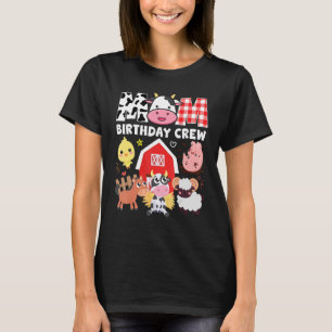Camiseta Vaca Mãe Fazenda de Aniversário Tema Animais Crian