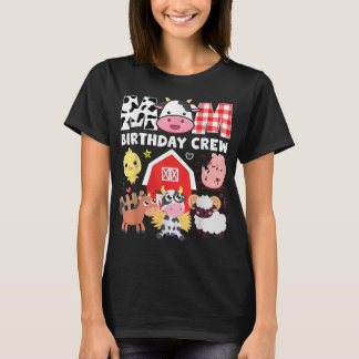 Camiseta Vaca Mãe Fazenda de Aniversário Tema Animais Crian