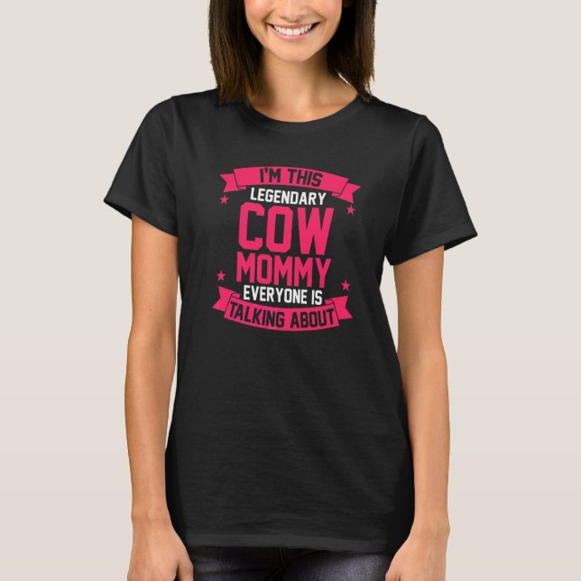 Camiseta Vaca Mãe Mamãe (Frente)