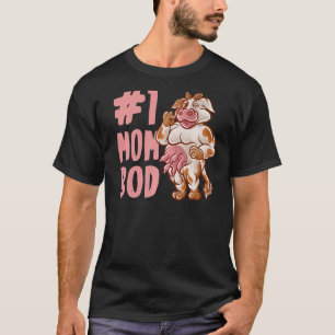 Camiseta Vaca Mãe Melhor Mãe Bod Mãezinha Mamãe Vaca Dia da