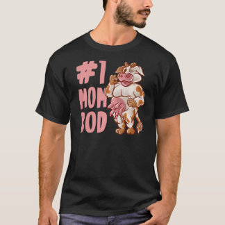 Camiseta Vaca Mãe Melhor Mãe Bod Mãezinha Mamãe Vaca Dia da