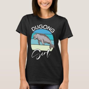 Camiseta Vaca Marinha Animal Dugong Menina Dugong