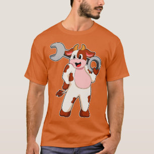 Camiseta Vaca Mecânica Com Chave