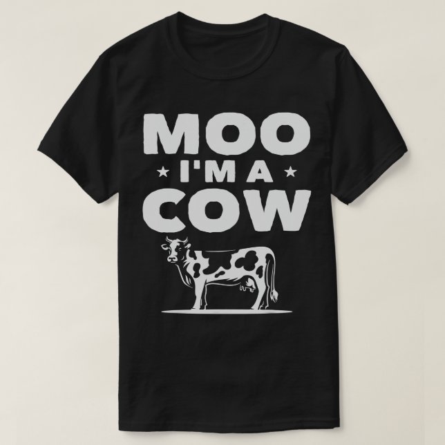Camiseta Vaca Mooey Moo Farmácia Vaca Costume Moo Im Uma Va (Frente do Design)